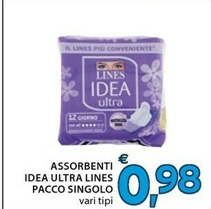 Mercatò Lines Assorbenti lines offerta