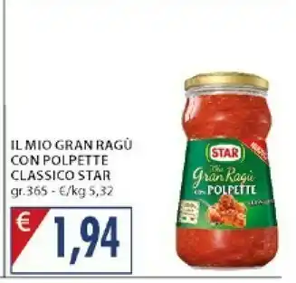 Mercatò Mio Ragù offerta
