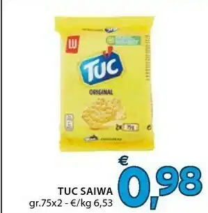 Mercatò Saiwa Lu Tuc Original Tuc Gr75x2 offerta