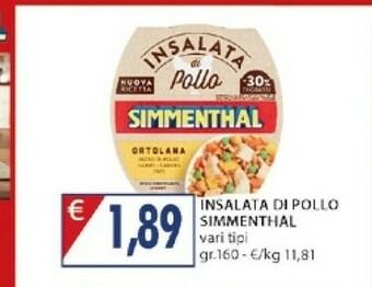 Mercatò Simmenthal Carne in scatola offerta