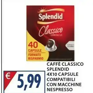 Mercatò Splendid Caffè offerta