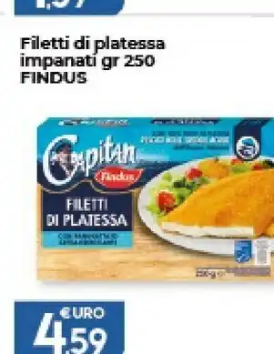 Colonial Sud Findus Filetti di Platessa impanati gr 250 offerta