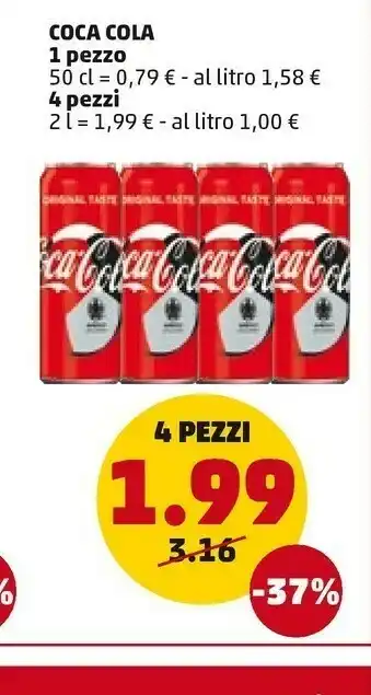 PENNY Coca Cola Coca-Cola - Coca-Cola 500 G(ml) offerta