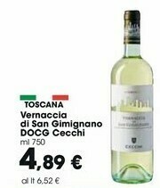 Carrefour Market Cecchi Vernaccia Di San Gimignano DOCG offerta