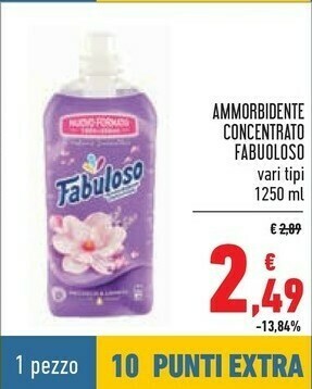 Conad Fabuloso Ammorbidente offerta