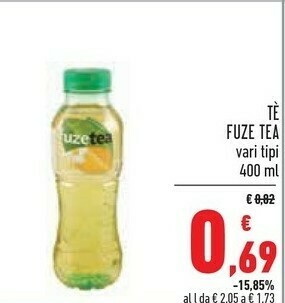 Conad Fuze tea The offerta