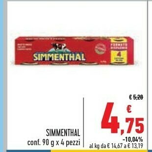 Conad Simmenthal Carne in scatola offerta