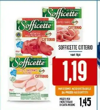 Conad Citterio Sofficette Coppa 60 G(ml) offerta