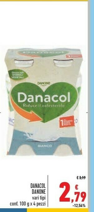 Conad Danone Danacol offerta