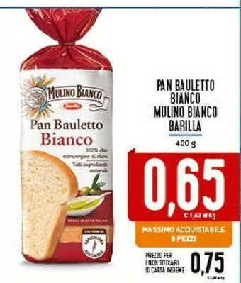Conad Barilla Pan Bauletto offerta