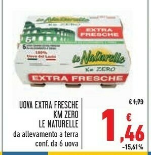 Conad Le Naturelle Uova offerta