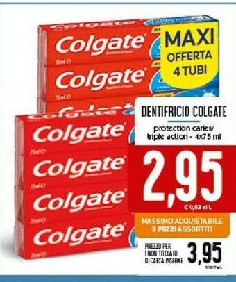 Conad Colgate Dentifricio offerta