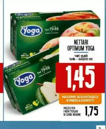 Conad Yoga Nettari Optimum Yoga offerta