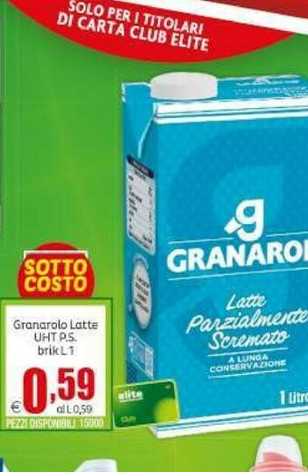 Elite Granarolo Latte offerta