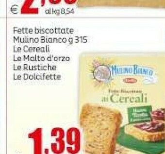 Elite Mulino Bianco Fette biscottate offerta