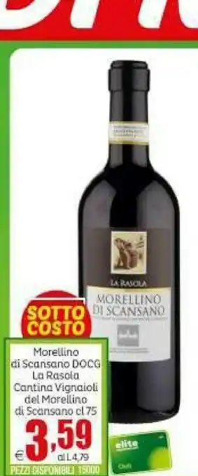 Elite Scansano Vino rosso offerta