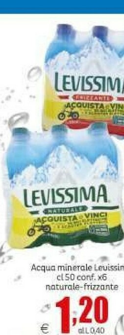 Elite Levissima Acqua offerta