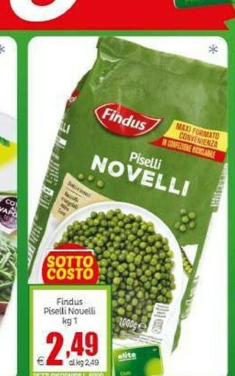 Elite Findus Piselli offerta