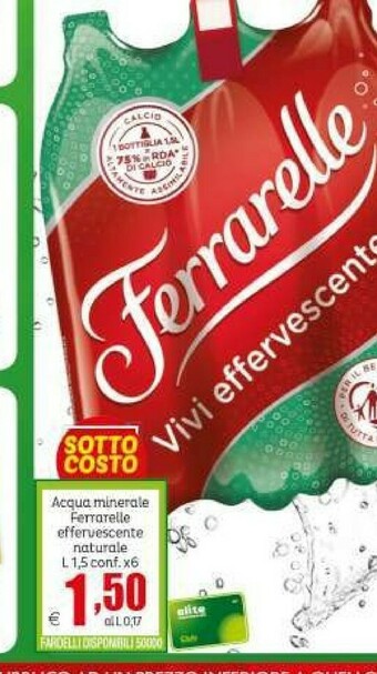 Elite Ferrarelle Acqua offerta