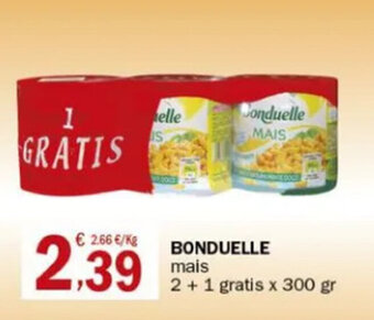 Crai Bonduelle mais 2 + 1 gratis x 300 gr offerta