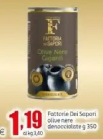 Elite Fattorie Dei Sapori olive nere denocciolate 350 g offerta