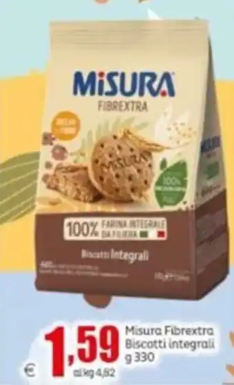 Elite Misura Fibrextra Biscotti integrali 330 g offerta