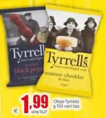 Tyrrells Chips 150 g vari tipi