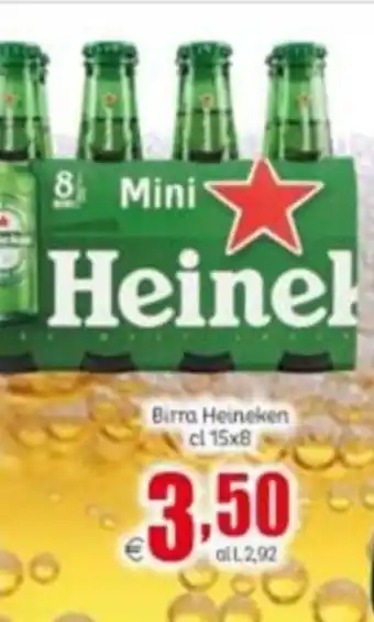 Elite Heineken Birra 15 cl x 8 offerta