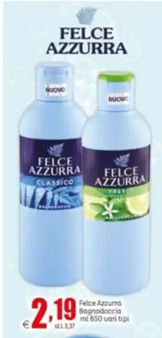 Elite Felce Azzurra Bagnodoccia 650 ml vari tipi offerta