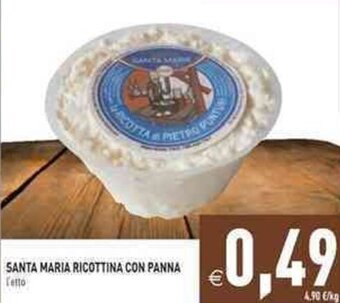 Pim Supermercati Santa Maria Ricottina con Panna offerta