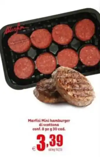 Elite Martini Mini hamburger di scottona conf. 8 pz 30 g cad. offerta