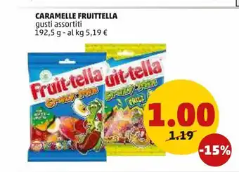 PENNY Caramelle fruittella offerta