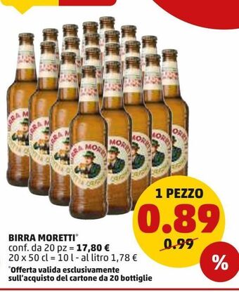 PENNY Birra moretti offerta