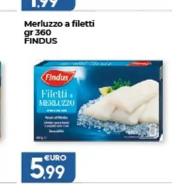 Colonial Sud Findus Merluzzo a Filetti 360gr offerta
