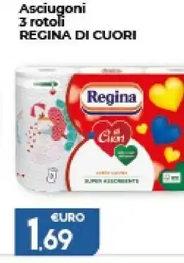 Colonial Sud Regina Di Cuori Asciugoni 3 Rotoli offerta
