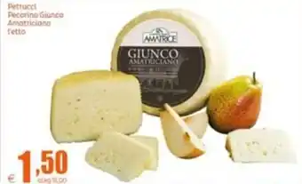 Elite Amatrice Petrucci Pecorino Giunco Amatriciano l'etto offerta
