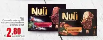 Elite Nuii Caramella salato 272 g / Nuii cioccolato fondente e mirtillo 264 g offerta
