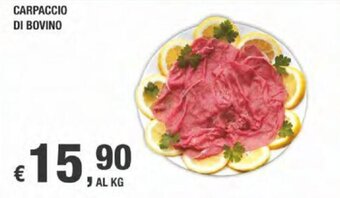 Crai Carpaccio di Bovino offerta