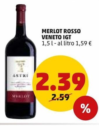 PENNY Merlot rosso veneto igt offerta