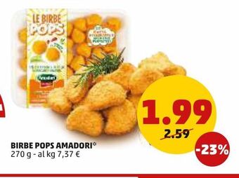 PENNY Birbe pops amadori offerta