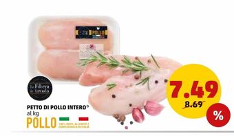 PENNY Petto di pollo intero offerta