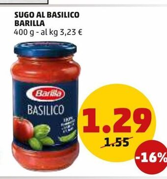 PENNY Sugo al basilico barilla offerta