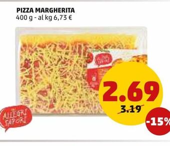 PENNY Pizza margherita offerta