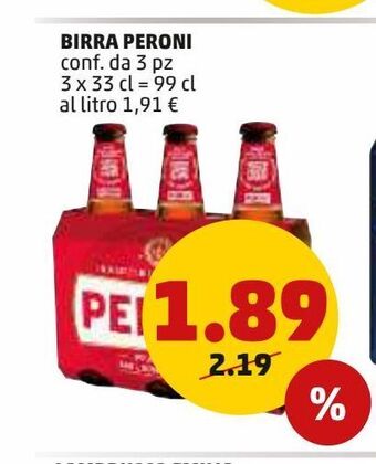 PENNY Birra peroni offerta