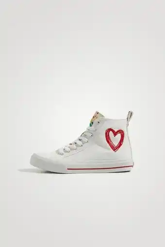 Saldi sneaker alte con cuore