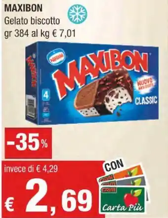 Crai Nestlé Maxibon 384 gr offerta