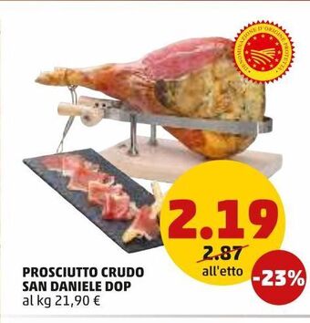 PENNY Prosciutto crudo san daniele dop offerta