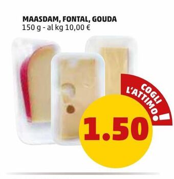 PENNY Maasdam, fontal, gouda offerta
