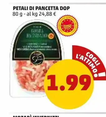 PENNY Petali di pancetta dop offerta
