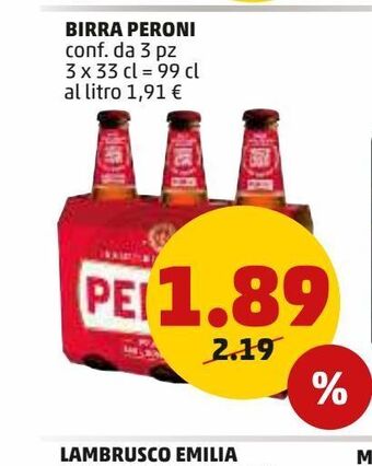 PENNY Birra peroni offerta